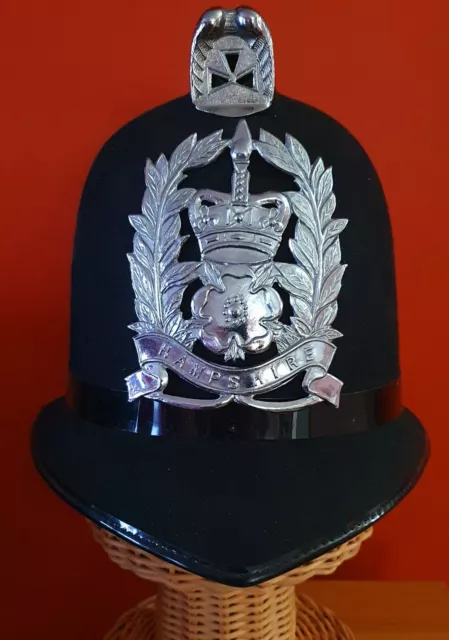 Obsolete police helmet HAMPSHIRE CONSTABULARY