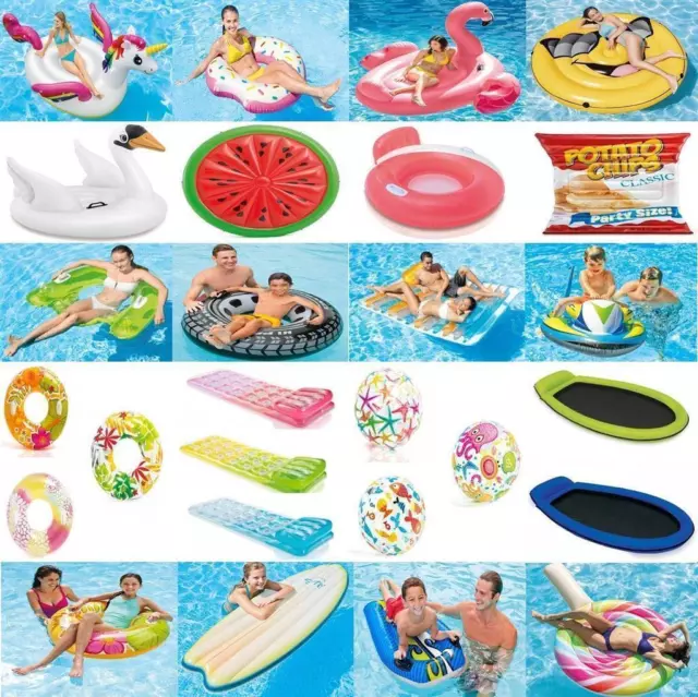 Luftmatratze Wassermatratze Schwimmring Schwimmreifen Wasserball Bälle Intex