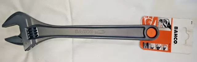 Bahco 8073 Adjustable spanner/Wrench, 300mm/12in. Made in Spain.