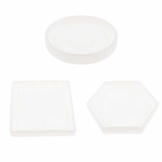 Coaster Resin Casting Mold Silicone Jewelry Making Mould Tool Art DIY Craft