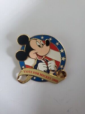 Disney Pin Vote For Mickey Mouse 2008  Pin-On-Pin Le 2000
