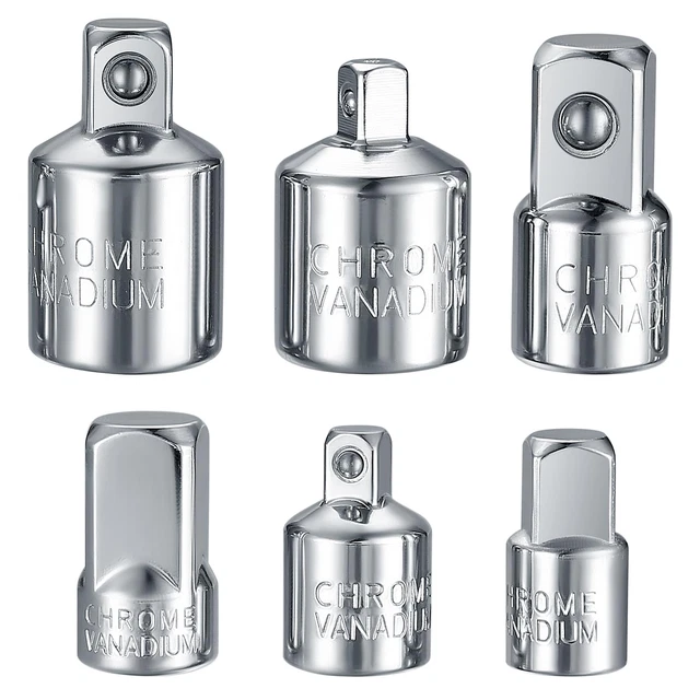Kit 6 Adaptateurs De Douilles - Conversion 1/4, 3/8, 1/2 Pouce