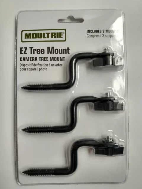Moultrie EZ Tree Mount for Game Camera 3 Pack Deer Hunting MFH-TM12