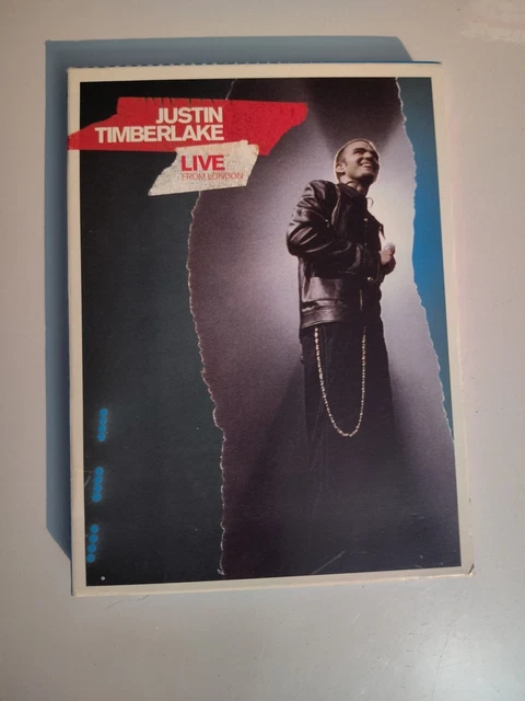 JUSTIN TIMBERLAKE - Live From London - DVD - No Slip Cover $9.95