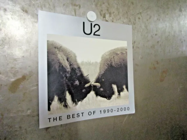 U2 Best OF 19990-2000 2-SIDED PROMO FLAT Island Universal BONO EDGE ADAM CLAYTON
