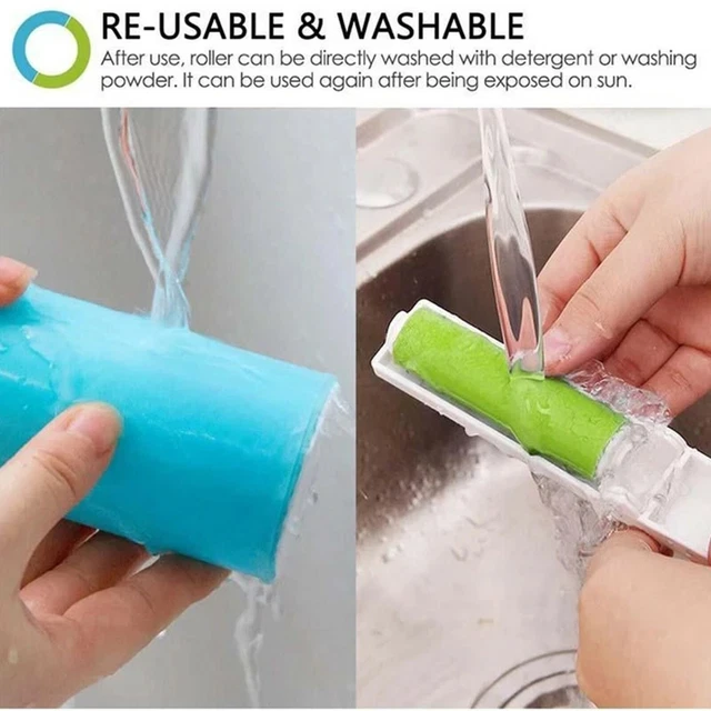 Reusable Pet Hair Remover Sofa Clothes Lint Cleaning Brush Dog Cat Fur Roller 8