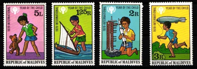 Malediven 822-825 postfrisch Jahr des KIndes #HD572