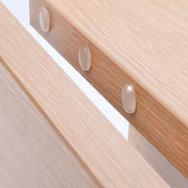 Almohadillas autoadhesivas de gel de silicona transparente puerta redonda gabinete parachoques pies W3E4 9CW8