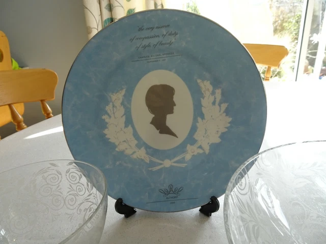 PRINCESS DIANA ALTHORP House Commemorative RARE Bone China Crystal ...