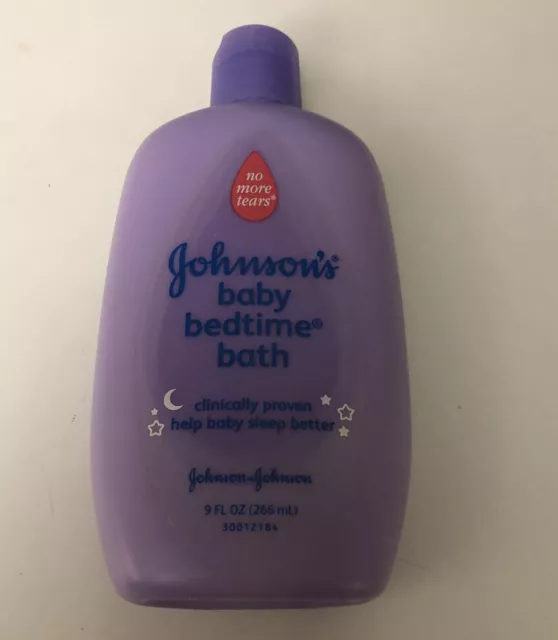 (1) Johnsons Baby Bedtime Bath 9 Fl Oz Original Formula Purple Bottle New
