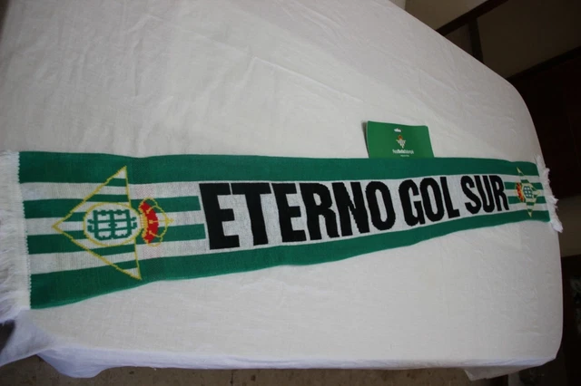 Écharpe Real Betis Balompié - Couleurs Espagne - Vintage - Supporters