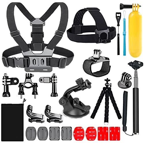YHTSPORT 20-en-1 pour Gopro Accessoires Action Camera Accessory Kit pour GoPr...