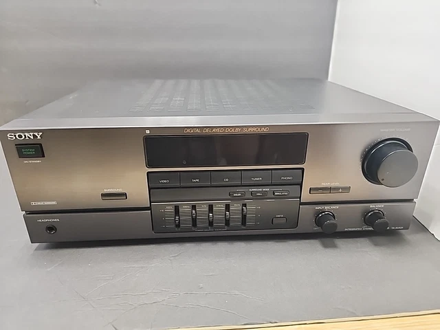Ampli Intégré Sony TA-AX410 – Révisé – Entrées Phono/AUX – Très Bon état