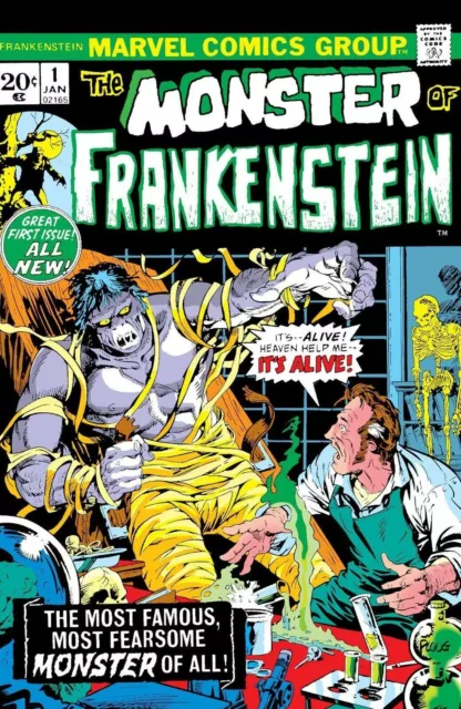 " THE MONSTER OF FRANKENSTIEN #1 COMIC BOOK COVER " POSTER - No.1