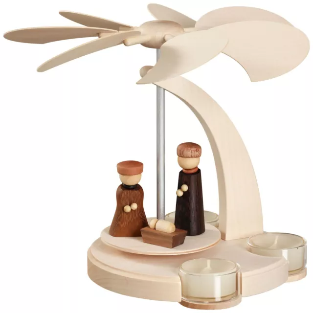 Pyramid Small Modern Nativity Tealight Scene