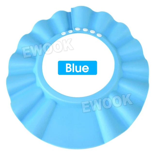 Adjustable Baby Shower Cap Baby Kids Children Bath Shampoo Shield Hat Vic