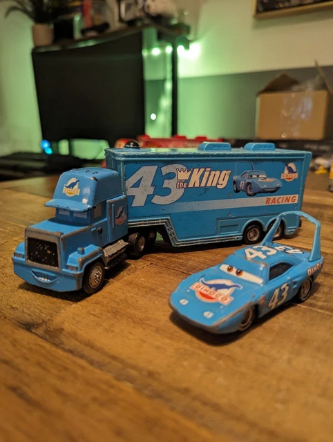 DISNEY PIXAR CARS DINOCO #43 HAULER TRUCK AND CAR £13.51 - PicClick UK