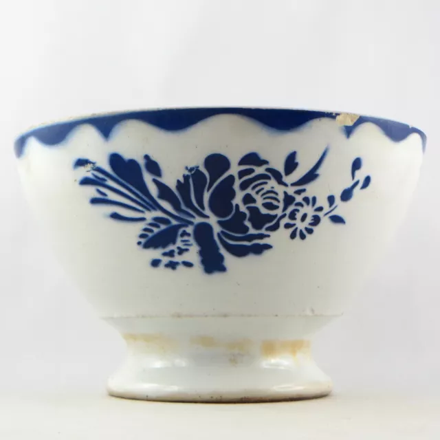 BOL ANCIEN Faïence KG LUNEVILLE Décor Pochoir, vintage/digoin/sarreguemines...