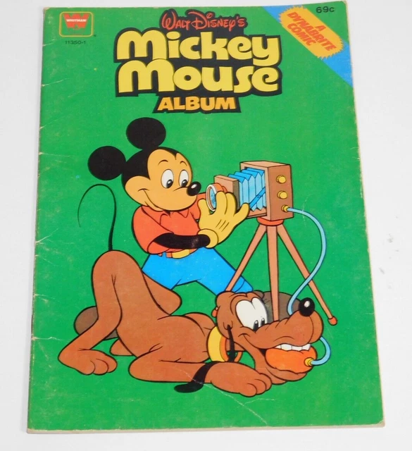 Vintage Mickey Mouse Album Dynabrite Comic 1961 Series #1