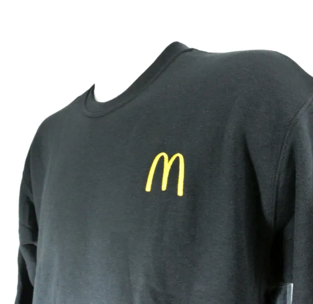 McDONALDS Restaurant Employee Uniform Black Sweatshirt Size 5XL NEW