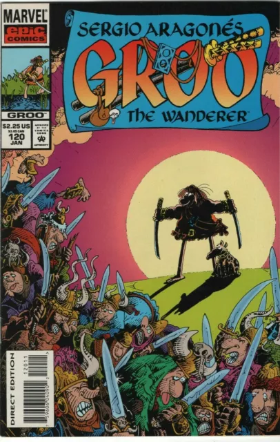 GROO # 120 SCARCE FINAL ISSUE MARVEL/EPIC Comics 1995 ARAGONES Evanier