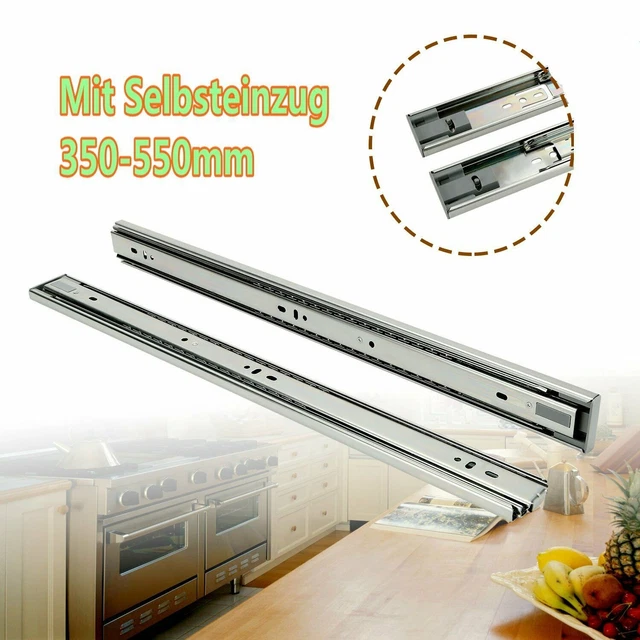 Pull Out Drawer Rails SELF-PULL HEAVY-DUTY PULL-OUT telescopic rail full pull-out drawer pull ...
