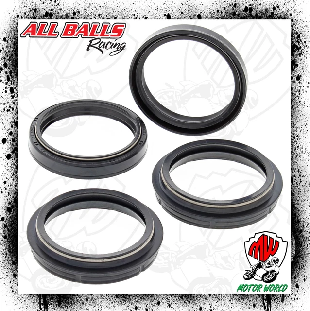 Kit Paraolio E Parapolvere Per Forcella Suzuki RM-Z 450 2005-2012 E SM 450 X 2009-2012 | Misura 47x58x11 Mm | Gomma Nitrilica Con Doppia Molla