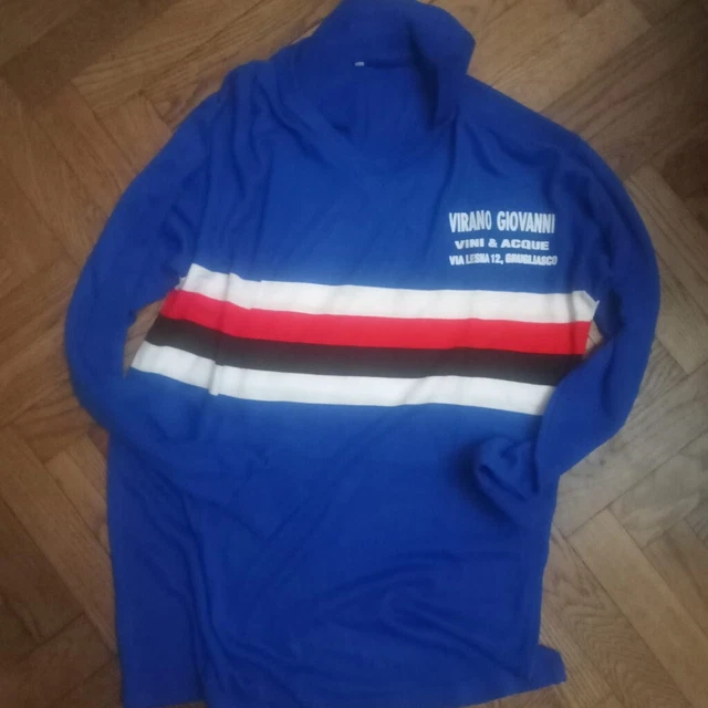 Maillot Vintage Sampdoria Années 70 – Lanetta, Taille 54, Domicile