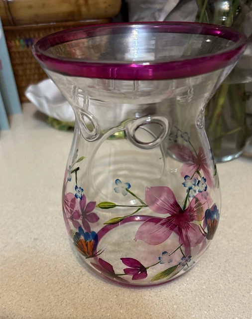 Set Yankee Candle Large Jar - Topper Gardening & Tart Warmer - Motif Floral