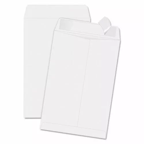 Quality Park™ Redi-Strip Catalog Envelope, 6.5 x 9.5, White, 100/Box (QUA44334)