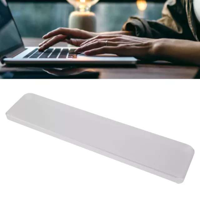 Keyboard Wrist Rest 0.4 To 0.6in Slope Ergonomic Clear Acrylic Anti Slip Key AUS