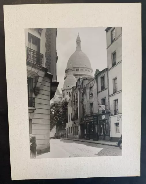 LIV11581  Photographie Photo vintage anonyme Paris Montmartre sacré coeur