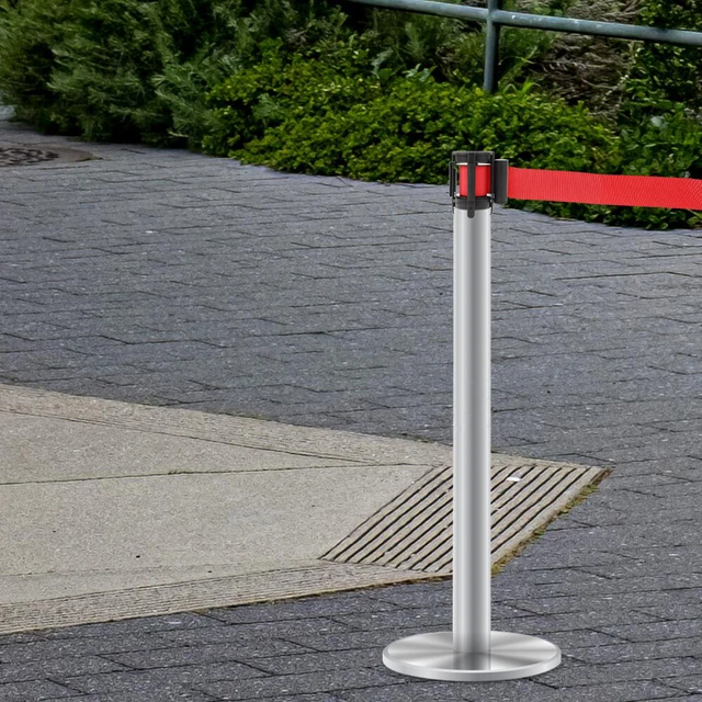 Belt Railing FABRIC RAILING ROPE Safety Barriers Retractable Door Warning Belt £16. ...