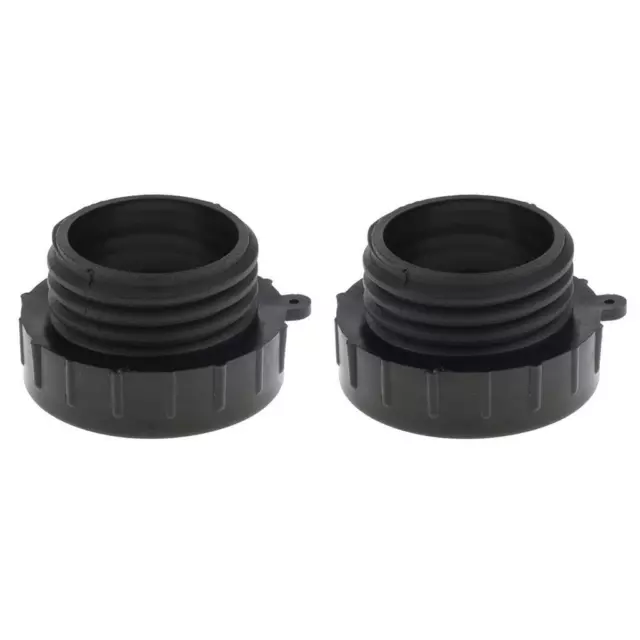 2x 2''IBC Tote Tank Valve Adapter Connector Fine to Coarse Thread for Hoses Pipe