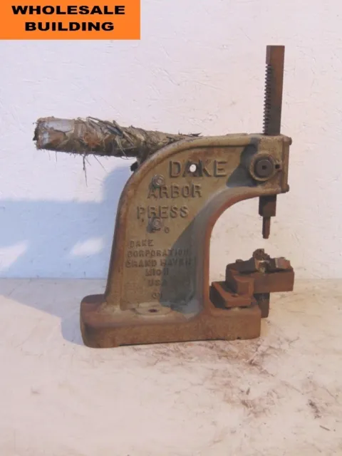 Dake, Arbor Press, No. 0, 1-1/2 Ton
