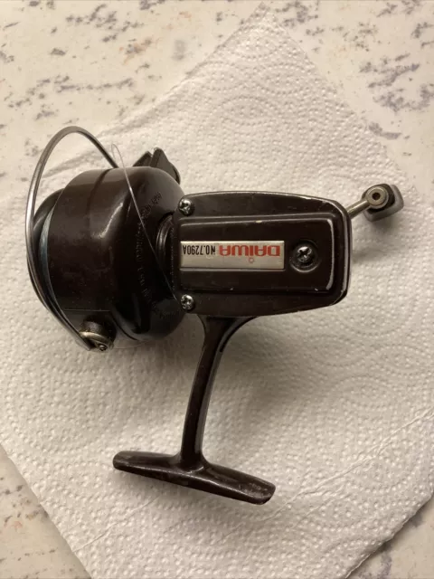 DAIWA 7290A FISHING Reel With Spool & Line Good Clean Working Condition  £6.00 - PicClick UK