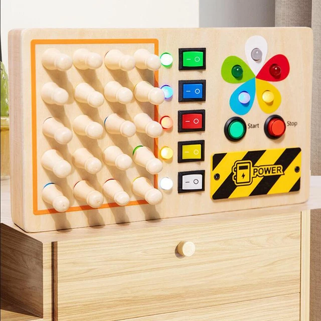 PLANCHE OCCUPÉE, ACCESSOIRE de bricolage, loquet de porte sensoriel en