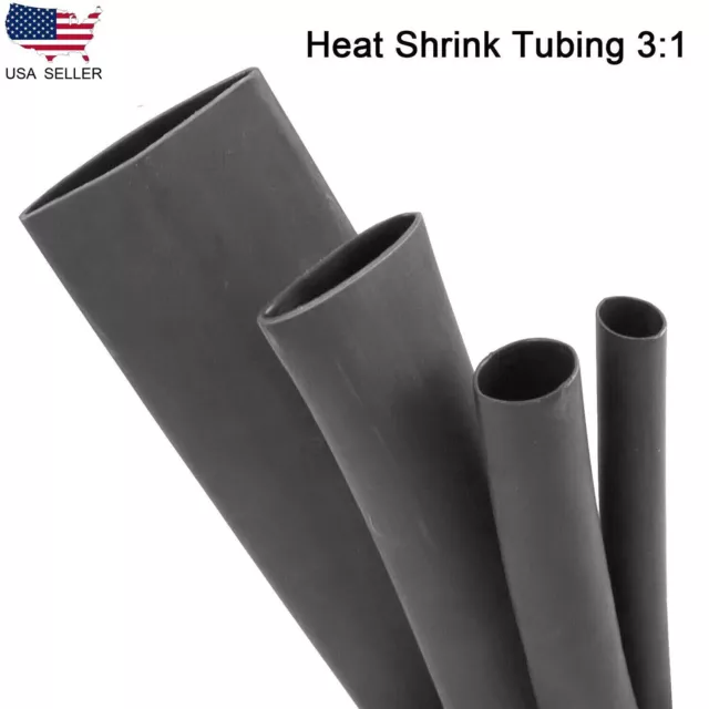 Heat Shrink Tubing 3:1 Marine Grade Wire Wrap Adhesive Glue Lined Waterproof