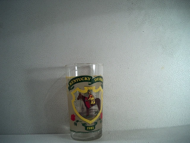 Kentucky Derby Glass 1981 Harry M. Stevens , Inc.