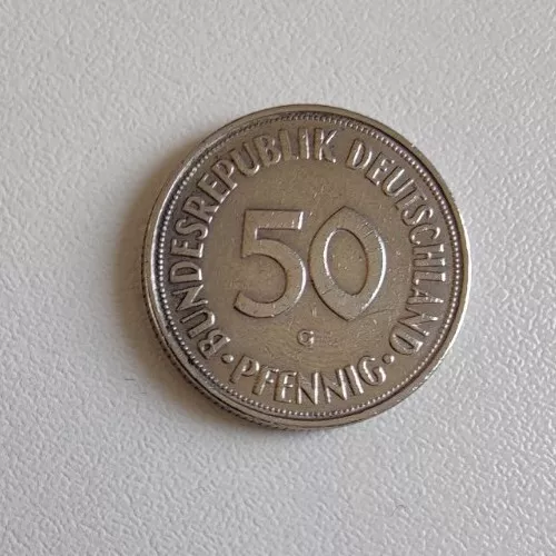 50 Pfennig BRD 1950 G Münze Geldstück