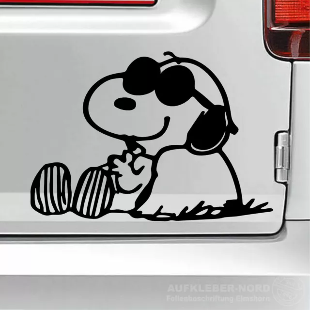 Aufkleber Snoopy S099 ML - gesamt ca 30x25cm für Auto Bus Wand