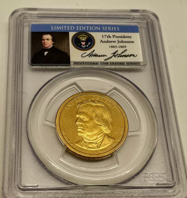 2011-S Andrew Johnson Presidential $1 PCGS PR69DCAM