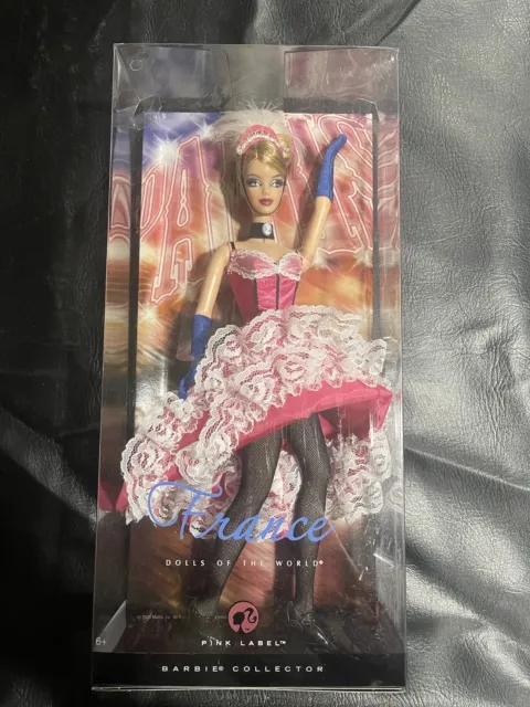 France Barbie Dotw Dolls Of The World 2008 Pink Label Mattel N4972 Nrfb