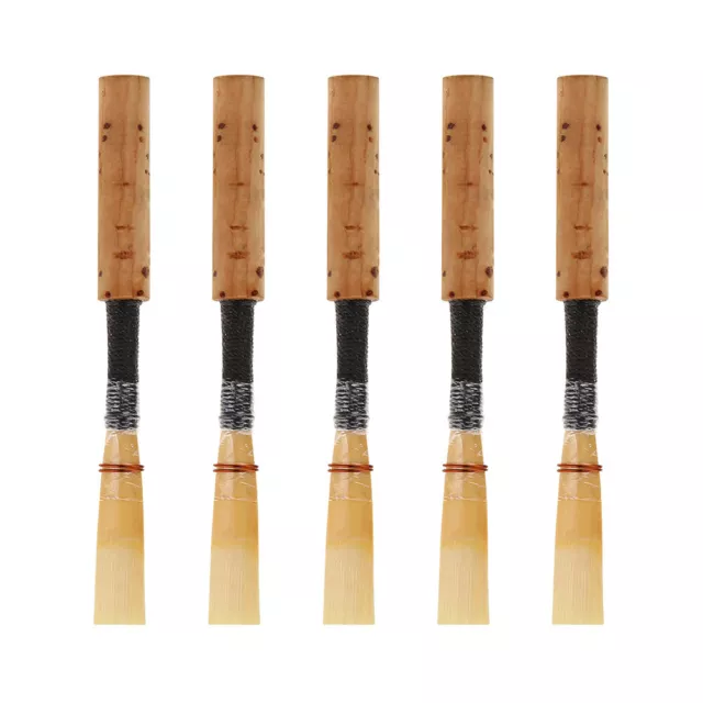 (5x)Good Quality Oboe Reed Wind Instrument Replacement Parts With Transpare