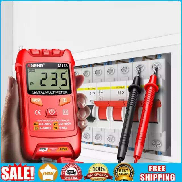 Digitaler Mini-Multimeter-Tester, Spannung, Ohm, Multi-Tester, Datenspeicherung