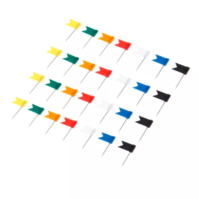 100pcs Flag Pushpins For Cork Board World Map Drawing Notice Boards Home School 3