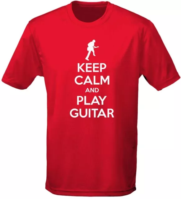 Keep Calm And Play Guitar Mens T-Shirt 10 Colours (S-3XL) by swagwear