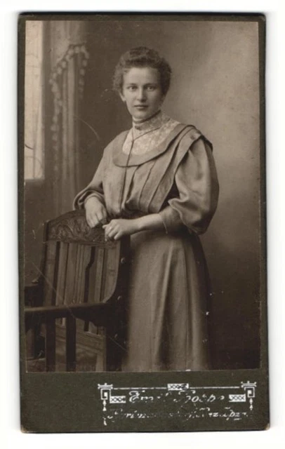 Fotografie Emil Hoppe, Hartmannsdorf i. S., Portrait wunderschöne junge Frau im