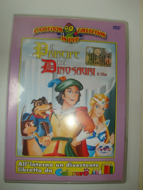 DVD CARTONI ANIMATI Il Principe dei Dinosauri con libretto da