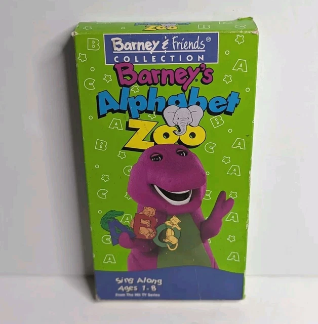 BARNEY AND FRIENDS Collection Barneys Alphabet Zoo VHS 1994 Kids ...